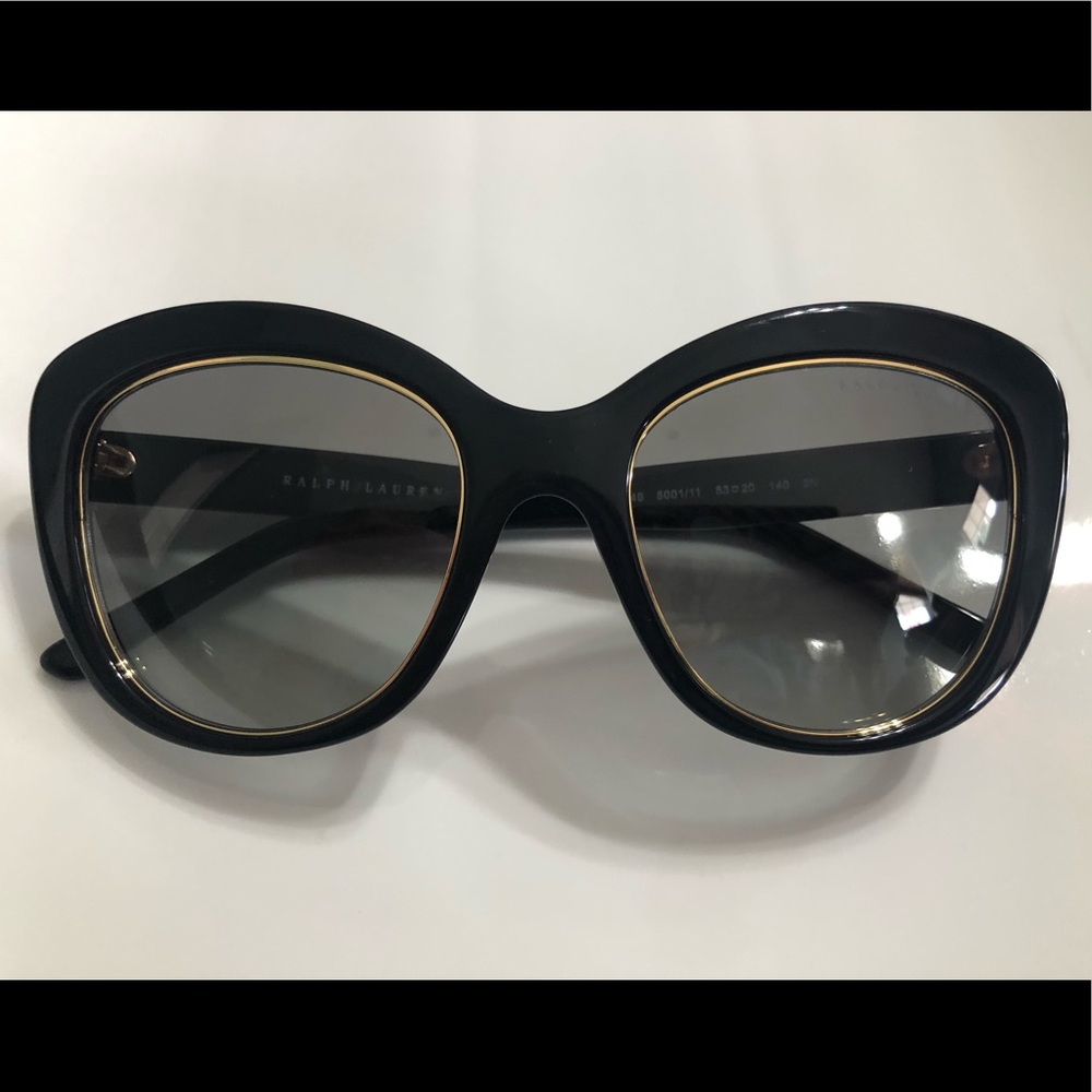 Ralph Lauren black and gold sunglasses